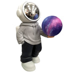 Spaceman Bluetooth Speaker Lamp – Colorful LED Night Light with Wireless Audio