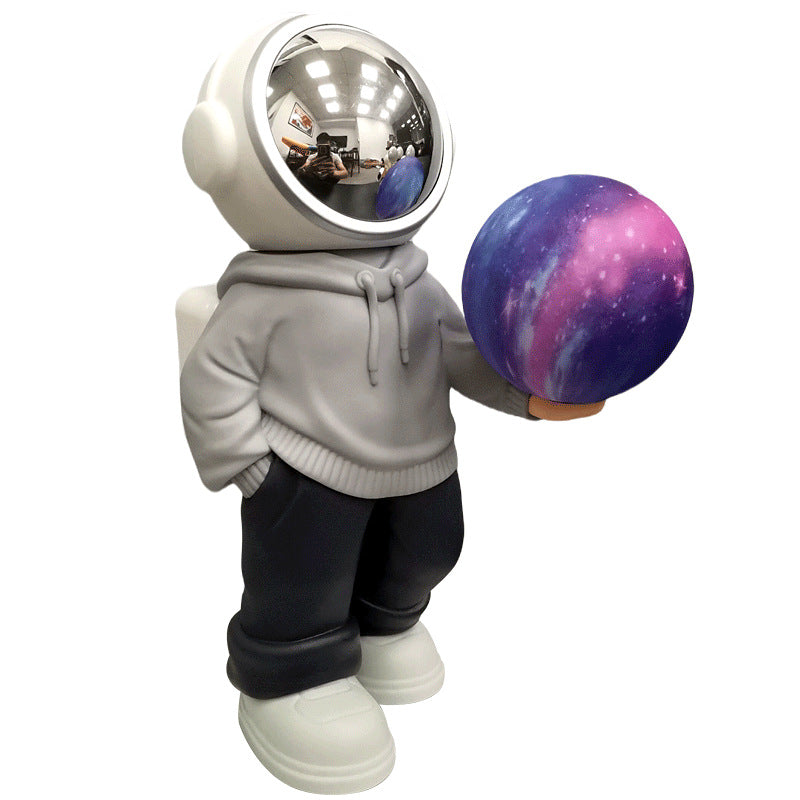 Spaceman Bluetooth Speaker Lamp – Colorful LED Night Light with Wireless Audio
