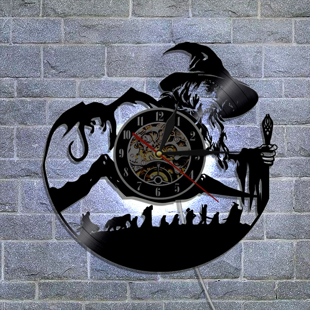 Vinyl Record Wall Clock – Stylish Home Decor Clock for Modern Spaces
