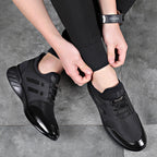 Korean Version Casual Sneakers – Lightweight Flying Woven Sports Shoes