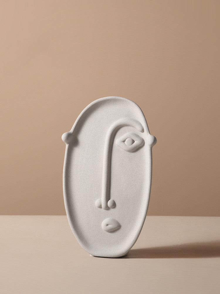 Creative Face Vase – Nordic Ceramic Decoration for Bedroom & Living Room