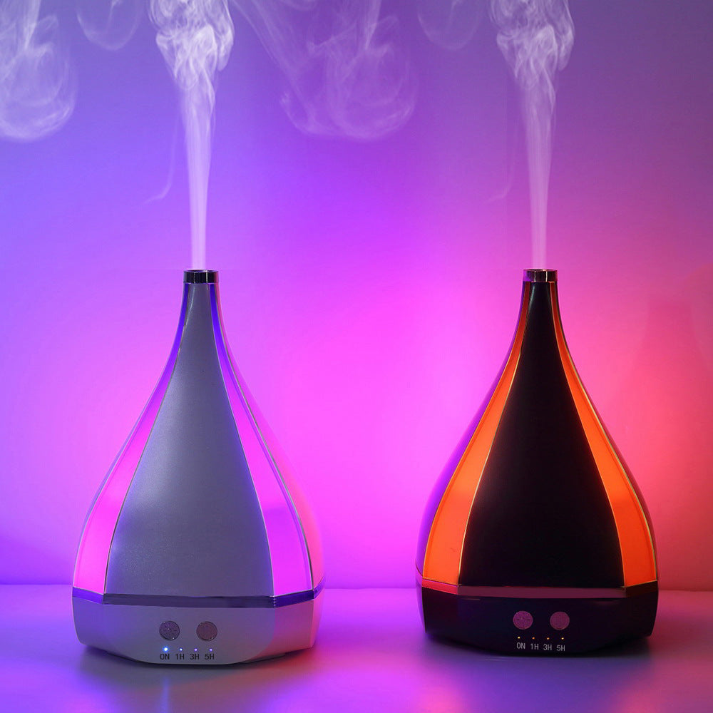 New Vase Style Aroma Diffuser – 7-Color LED Ultrasonic Humidifier