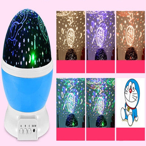 LED Starry Sky Projector – USB Rotating Night Light for Kids & Home Decoration