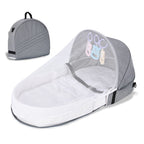 Newborn Baby Bed – Foldable Bionic Crib for Safe Co-Sleeping & Travel
