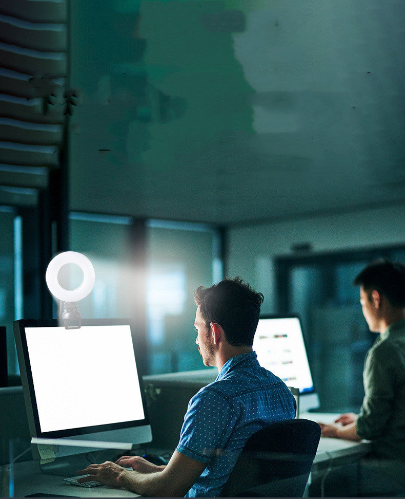 USB LED Selfie Ring Light – 4 Inch Dimmable Light for Streaming & Video Calls