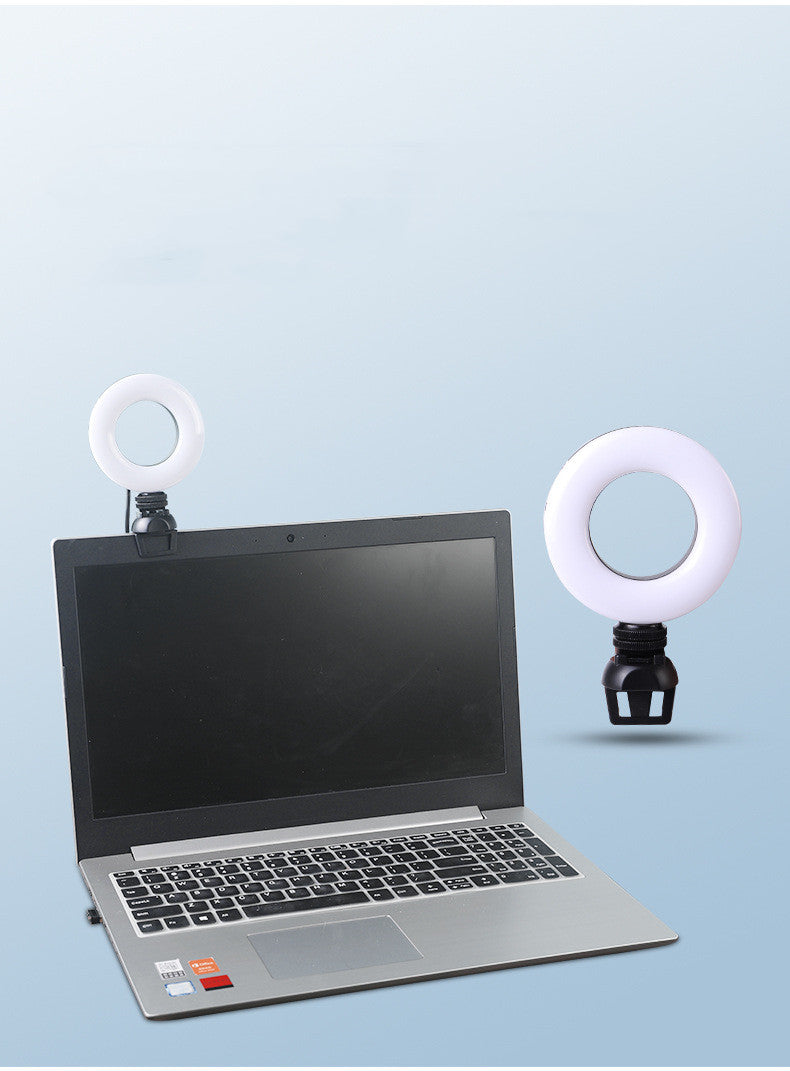 USB LED Selfie Ring Light – 4 Inch Dimmable Light for Streaming & Video Calls