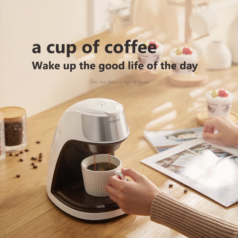Mini Coffee Machine – Fully Automatic Portable Coffee Maker for Home & Travel