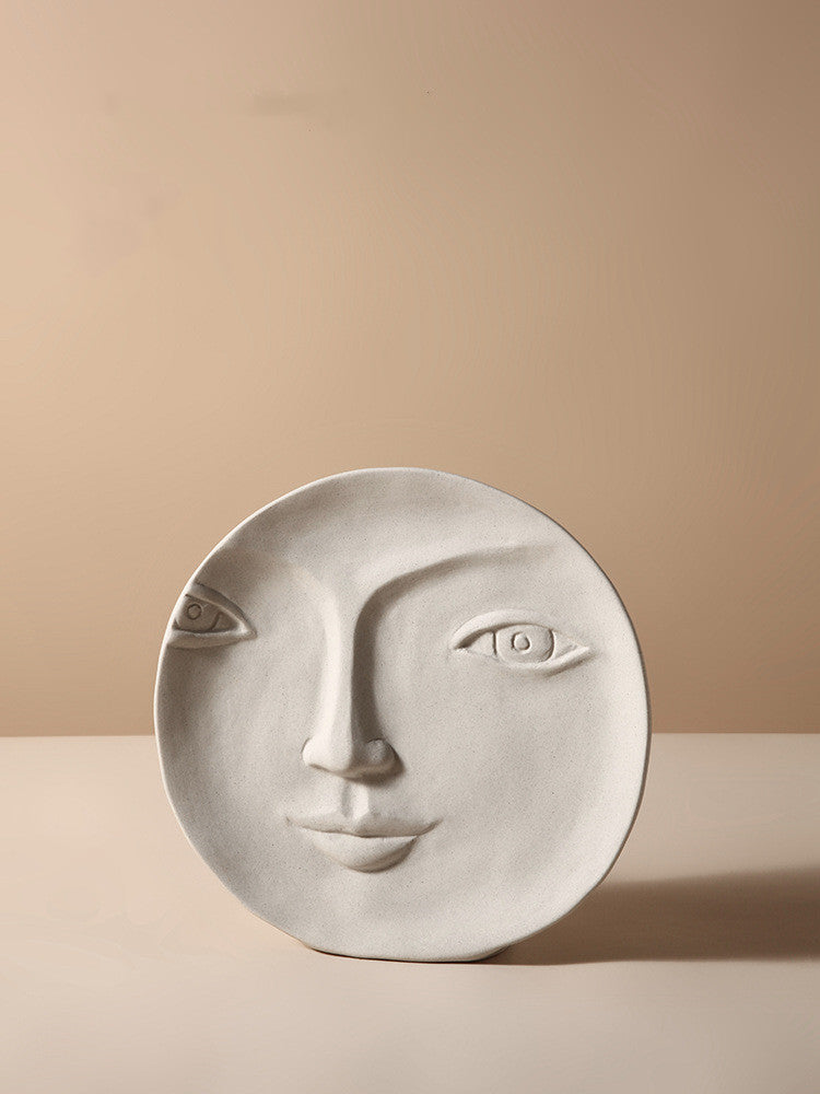 Creative Face Vase – Nordic Ceramic Decoration for Bedroom & Living Room