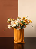 Electroplated Silver Ceramic Vase – Dried Flowers Floral Home Decor