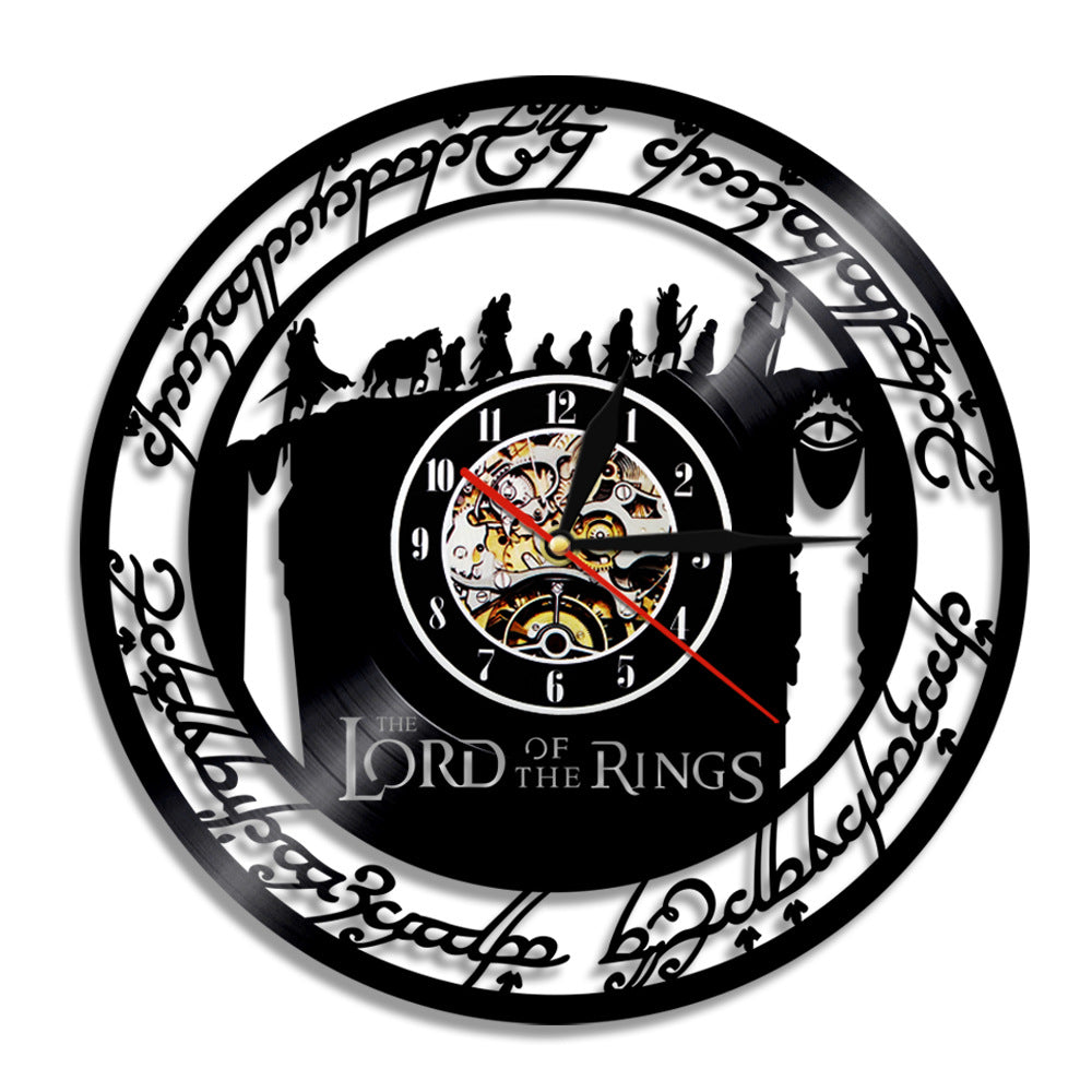 Vinyl Record Wall Clock – Stylish Home Decor Clock for Modern Spaces