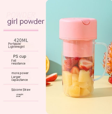 Portable Mini Blender – USB Rechargeable Smoothie Mixer for Travel & Home
