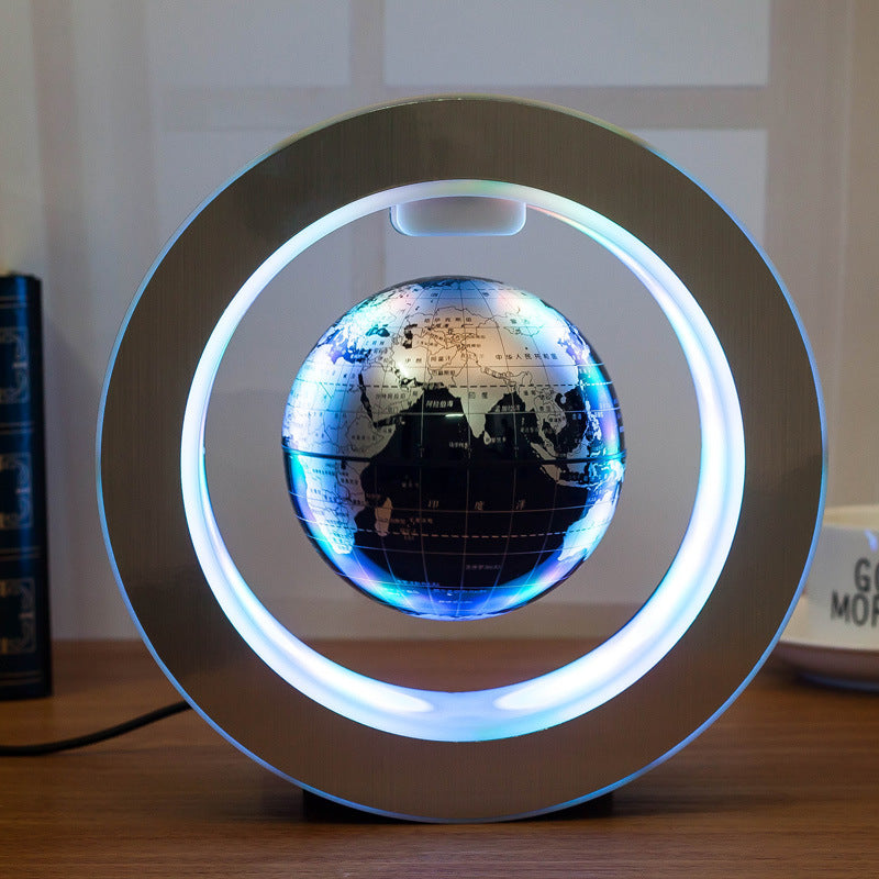 Anti-Gravity Floating Globe – LED World Map Magnetic Levitation Lamp