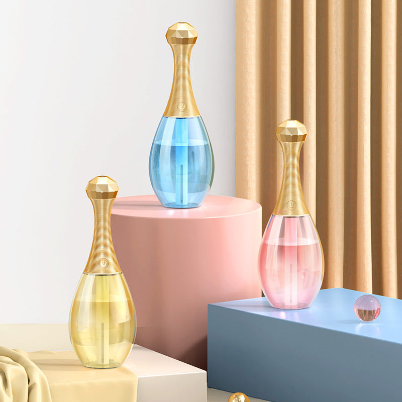 Mini USB Perfume Humidifier – Silent Portable Aroma Diffuser for Home & Office