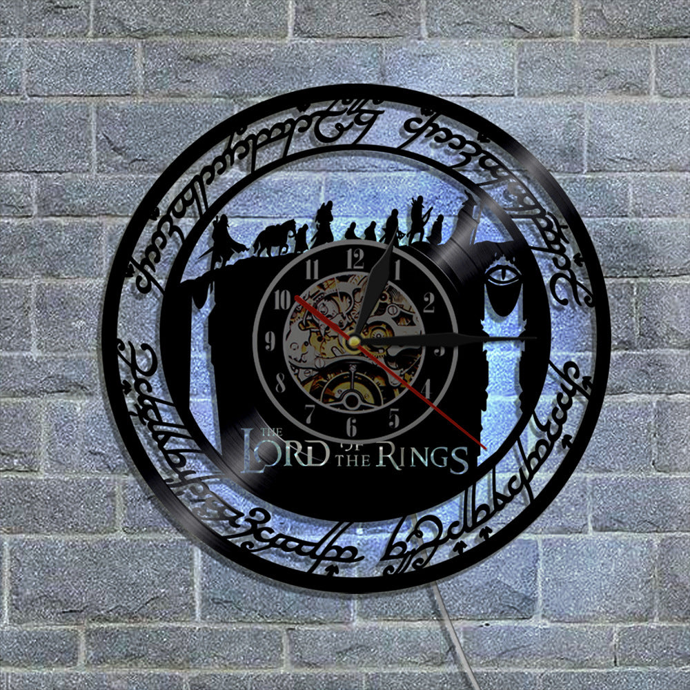 Vinyl Record Wall Clock – Stylish Home Decor Clock for Modern Spaces