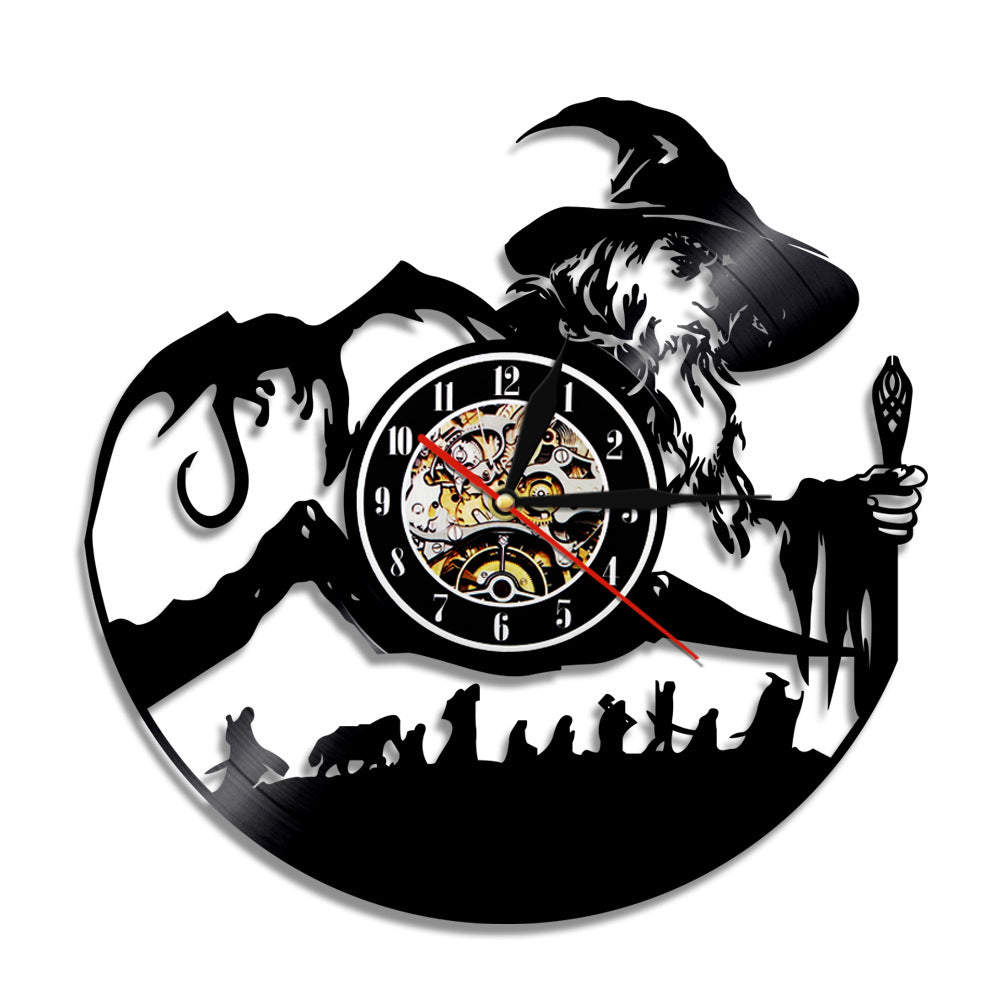 Vinyl Record Wall Clock – Stylish Home Decor Clock for Modern Spaces