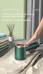 Travel Garment Steamer – Mini Handheld Fabric Iron for Quick Wrinkle Removal