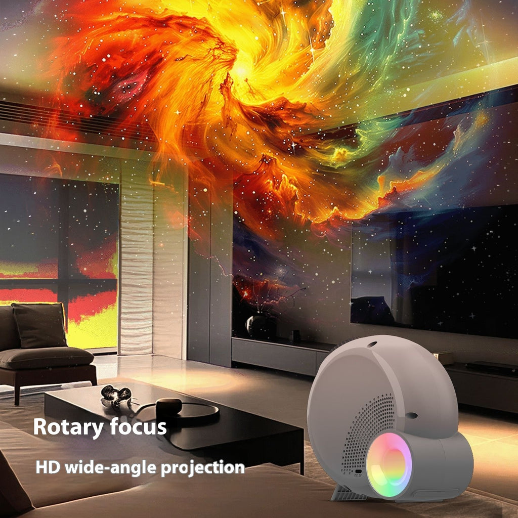 Galaxy Star Projector – LED Bedroom Night Light for Relaxing Atmosphere
