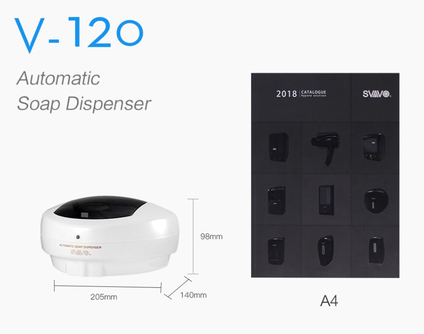 Automatic Soap Dispenser – Wall-Mounted Touch-Free Hand Sanitizer Pump