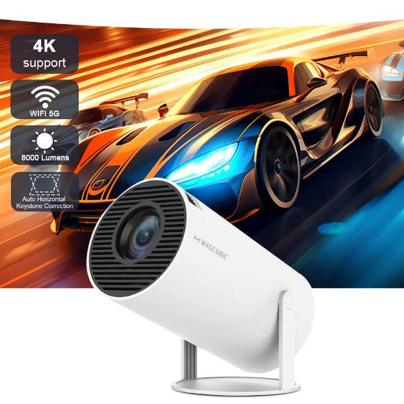 HY300 HD Projector – Mini Smart Home Cinema Projector for Movies & Gaming