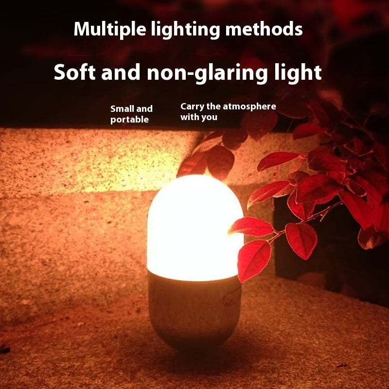 Mini RGB Camping Light – Rechargeable LED Lamp for Travel, Tent & Night Use