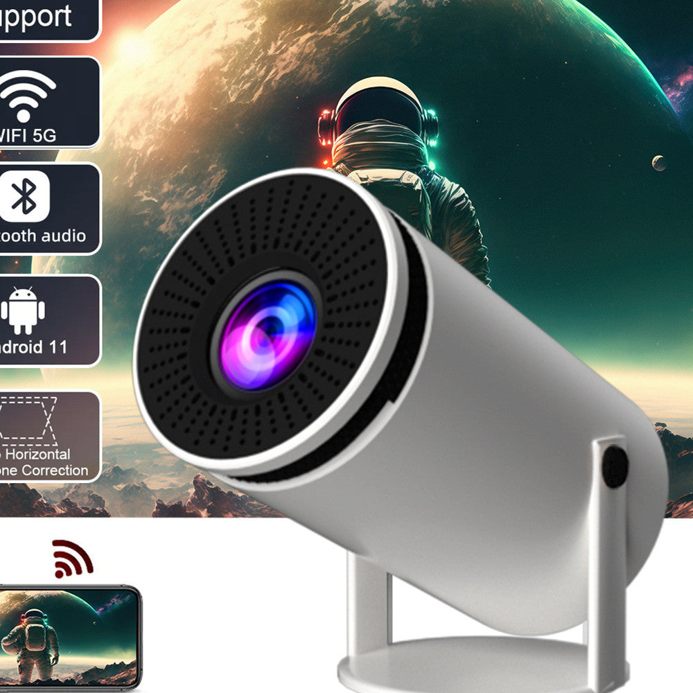 HY300 HD Projector – Mini Smart Home Cinema Projector for Movies & Gaming