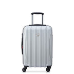 DELSEY PARIS Helium Aero Hardside Expandable Luggage with Spinner Wheels, Blue Cobalt, Checked-Large 28 Inch