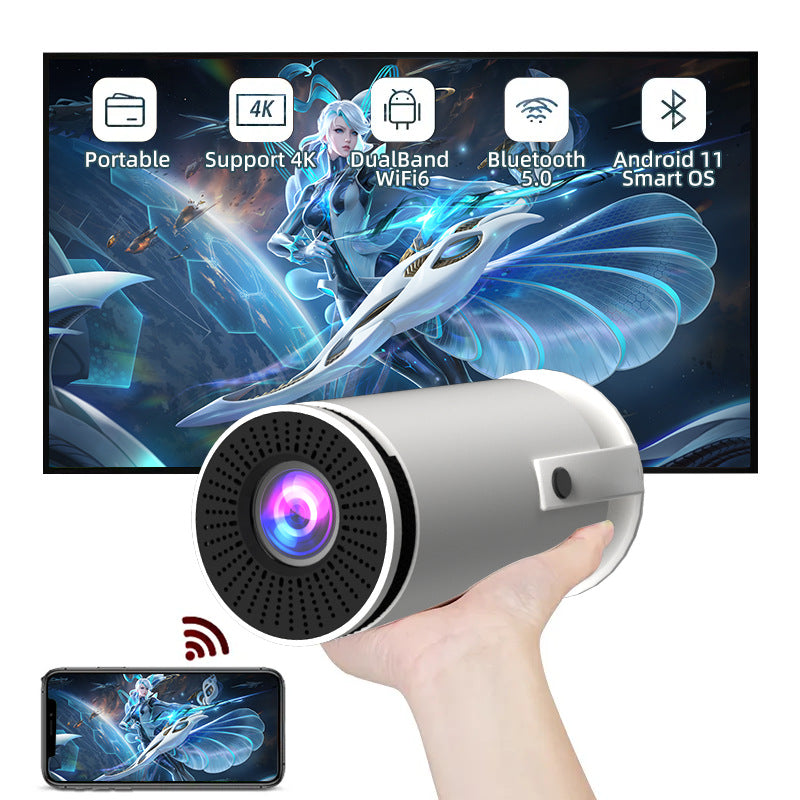 HY300 HD Projector – Mini Smart Home Cinema Projector for Movies & Gaming