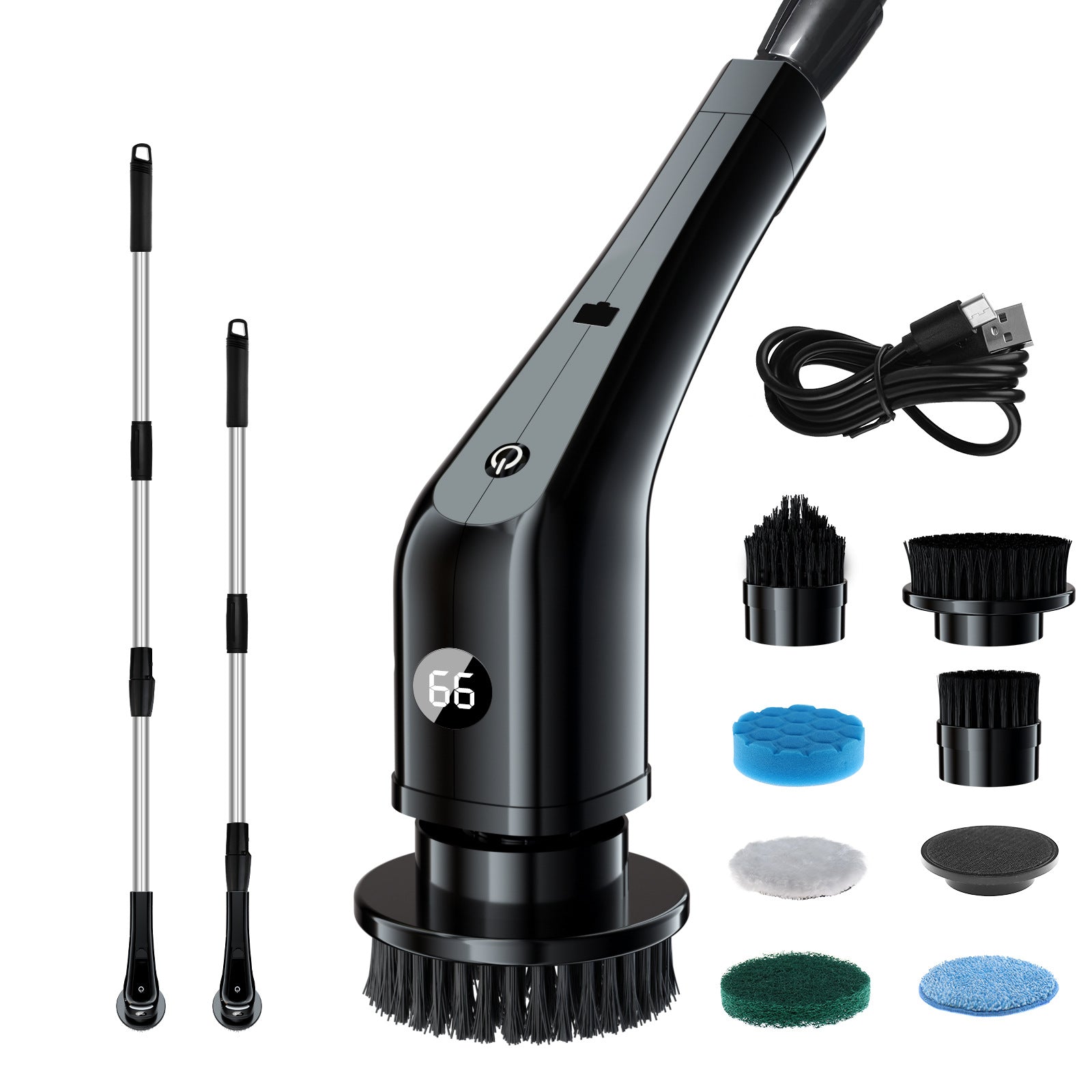 Electric Spin Scrubber – 7-in-1 Cleaning Brush for Bathroom, Tile & Kitchen