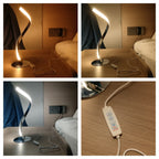 Snake Design Table Lamp – Spiral LED Night Light for Bedroom Decor