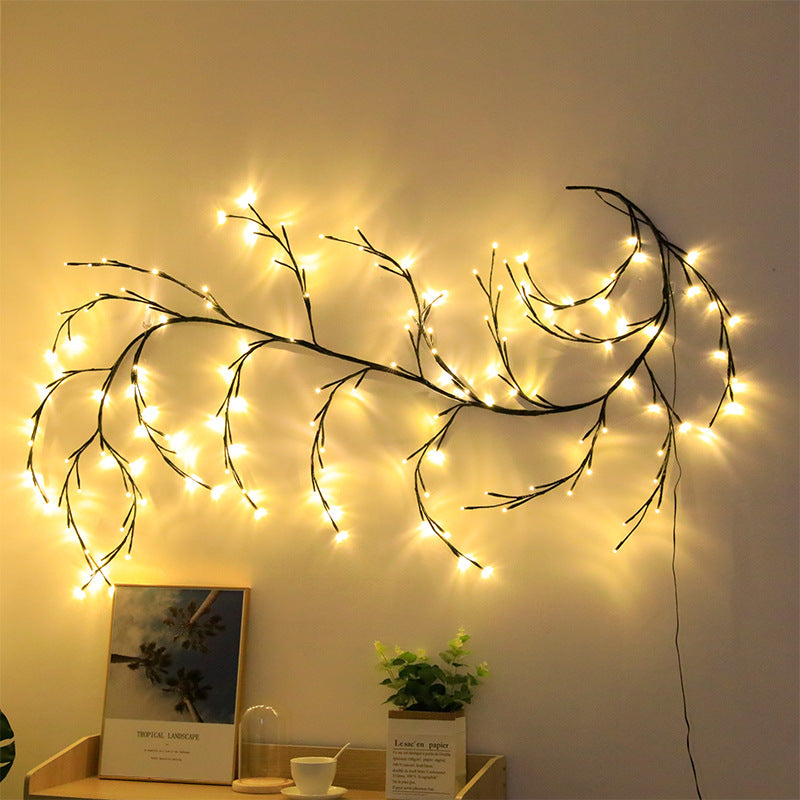 LED String Lights – Colored Rattan Decorative Lights for Room Ambience