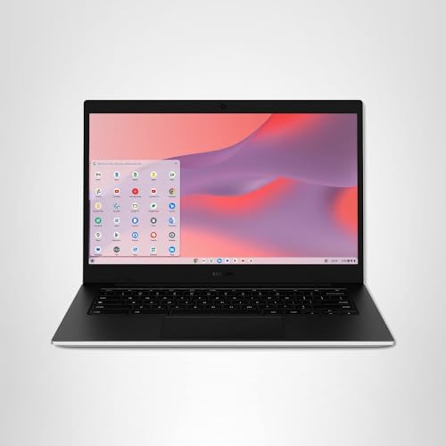 Samsung 14" Galaxy Chromebook Go Laptop PC Computer, Intel Celeron N4500 Processor, 4GB RAM, 64GB Storage, ChromeOS, XE340XDA-KA2US, Student Laptop, Silver