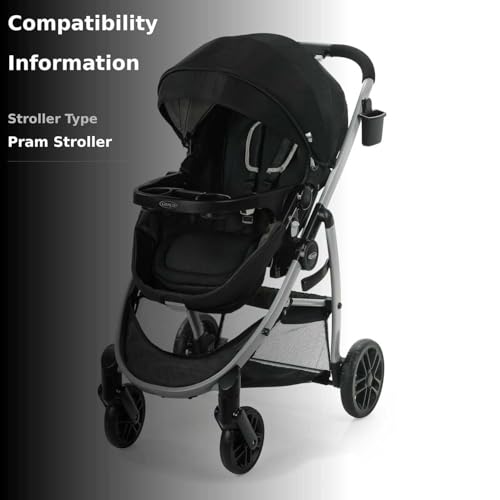 Graco Modes Pramette Travel System, 3-in1 Modular Carseat Stroller Combo, Infant Car Seat Carrier to Toddler Stroller, Includes the SnugRide 35 Car Seat, Ellington