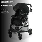 Graco Modes Pramette Travel System, 3-in1 Modular Carseat Stroller Combo, Infant Car Seat Carrier to Toddler Stroller, Includes the SnugRide 35 Car Seat, Ellington
