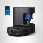 ECOVACS DEEBOT X11 OmniCyclone Robot Vacuum and Mop, PowerBoost Charging, OZMO Roller 2.0 Instant Self-Washing Mop, 19,500Pa Blast Suction, Bagless OmniCyclone Station, AIVI 3D Smart Navigation