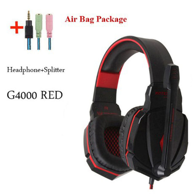 Pro Wired Gaming Headset – Surround Sound Headphones with Mic for PC & Console
