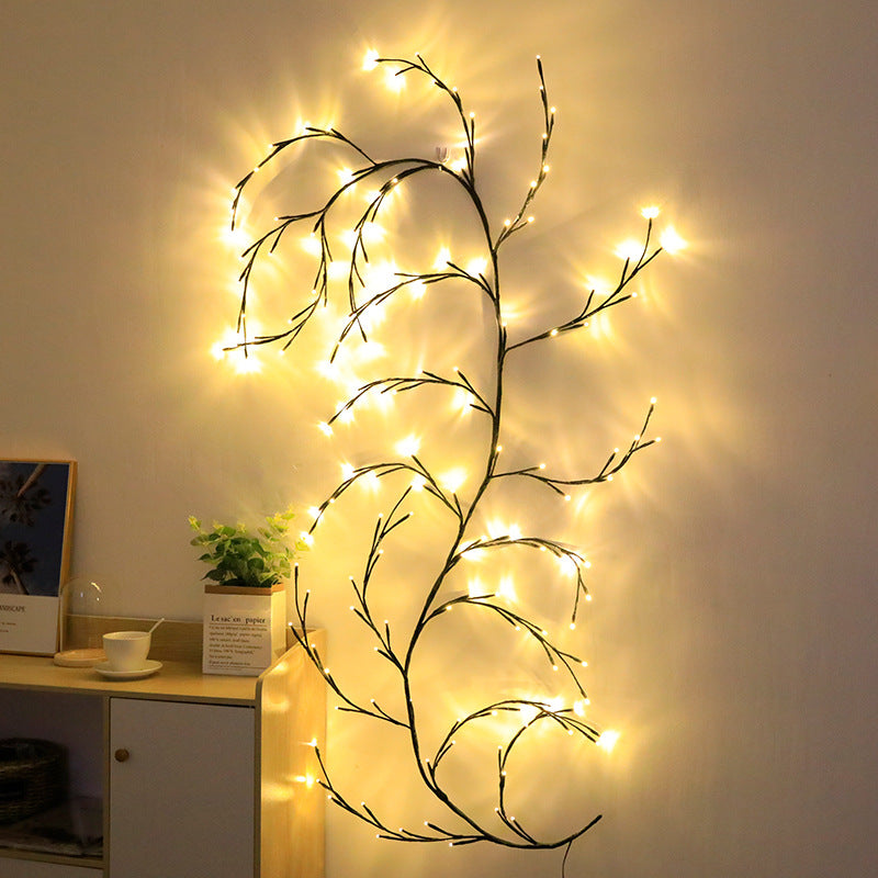 LED String Lights – Colored Rattan Decorative Lights for Room Ambience