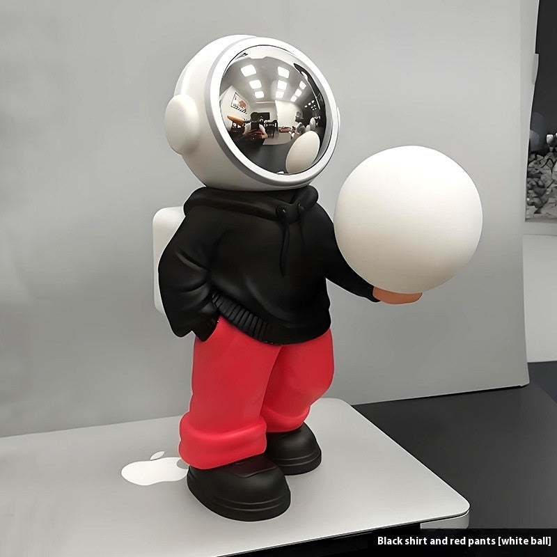 Spaceman Bluetooth Speaker Lamp – Colorful LED Night Light with Wireless Audio