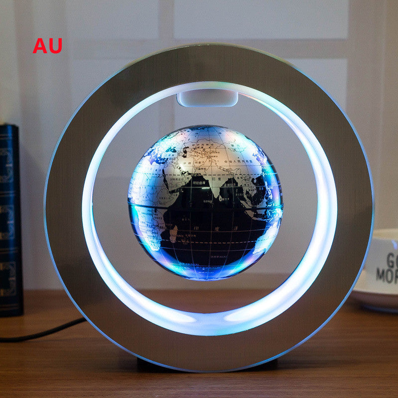 Anti-Gravity Floating Globe – LED World Map Magnetic Levitation Lamp