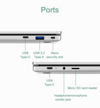 Samsung 14" Galaxy Chromebook Go Laptop PC Computer, Intel Celeron N4500 Processor, 4GB RAM, 64GB Storage, ChromeOS, XE340XDA-KA2US, Student Laptop, Silver