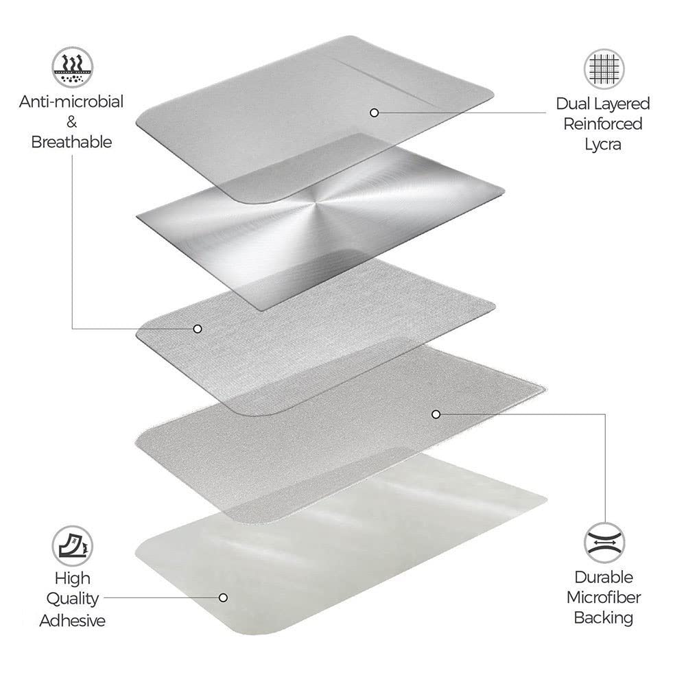 2Pack Adhesive Phone Pocket,Cell Phone Stick On Card Wallet Sleeve,Credit Cards/ID Card Holder Sticker for Back of iPhone,Android and All Smartphones-Black&Grey