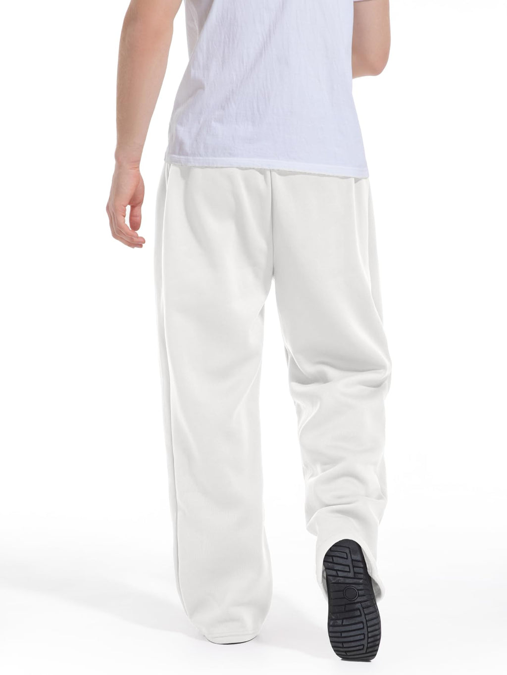 Men's Baggy Sweatpants Wide Leg Lounge Sweat Pants with Pockets