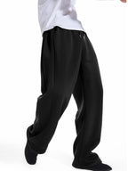 Men's Baggy Sweatpants Wide Leg Lounge Sweat Pants with Pockets