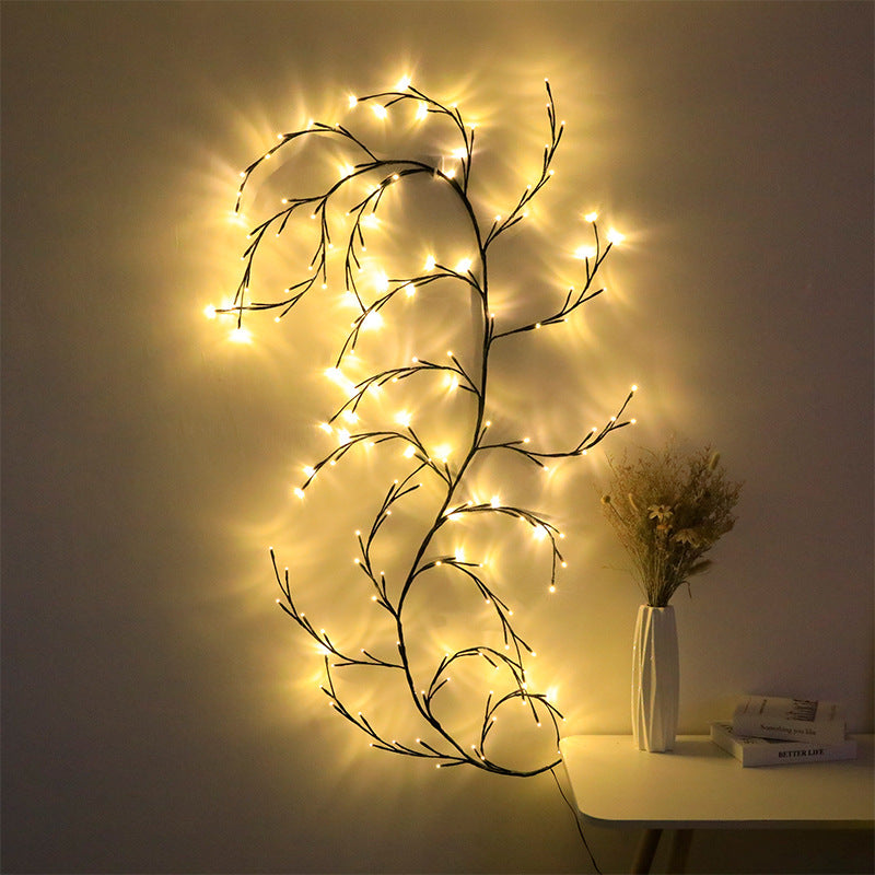 LED String Lights – Colored Rattan Decorative Lights for Room Ambience