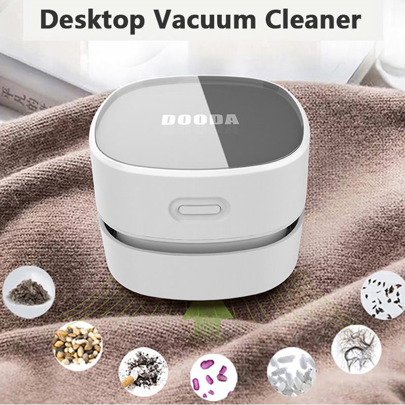 Mini Desktop Vacuum Cleaner – Portable Automatic Cleaner for Students & Office