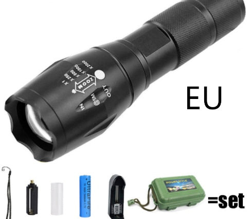 Super Bright LED Flashlight – Rechargeable Waterproof Tactical Torch for Camping & Home