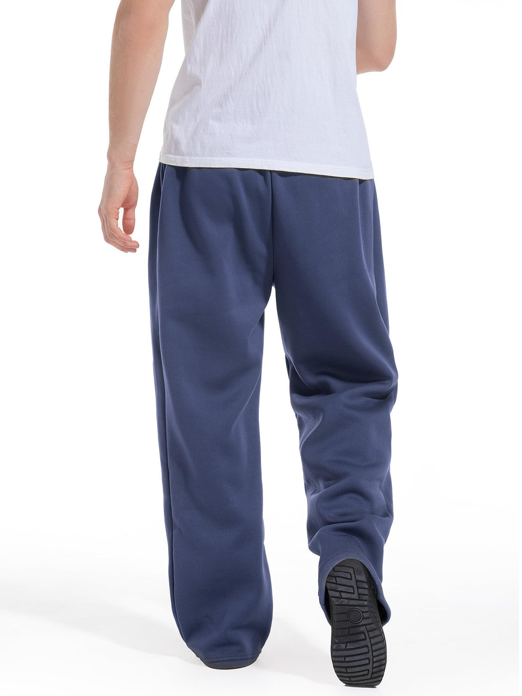 Men's Baggy Sweatpants Wide Leg Lounge Sweat Pants with Pockets
