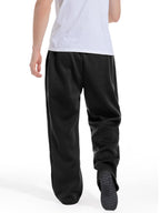 Men's Baggy Sweatpants Wide Leg Lounge Sweat Pants with Pockets