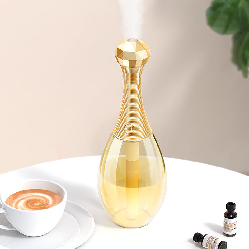 Mini USB Perfume Humidifier – Silent Portable Aroma Diffuser for Home & Office