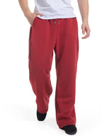 Men's Baggy Sweatpants Wide Leg Lounge Sweat Pants with Pockets