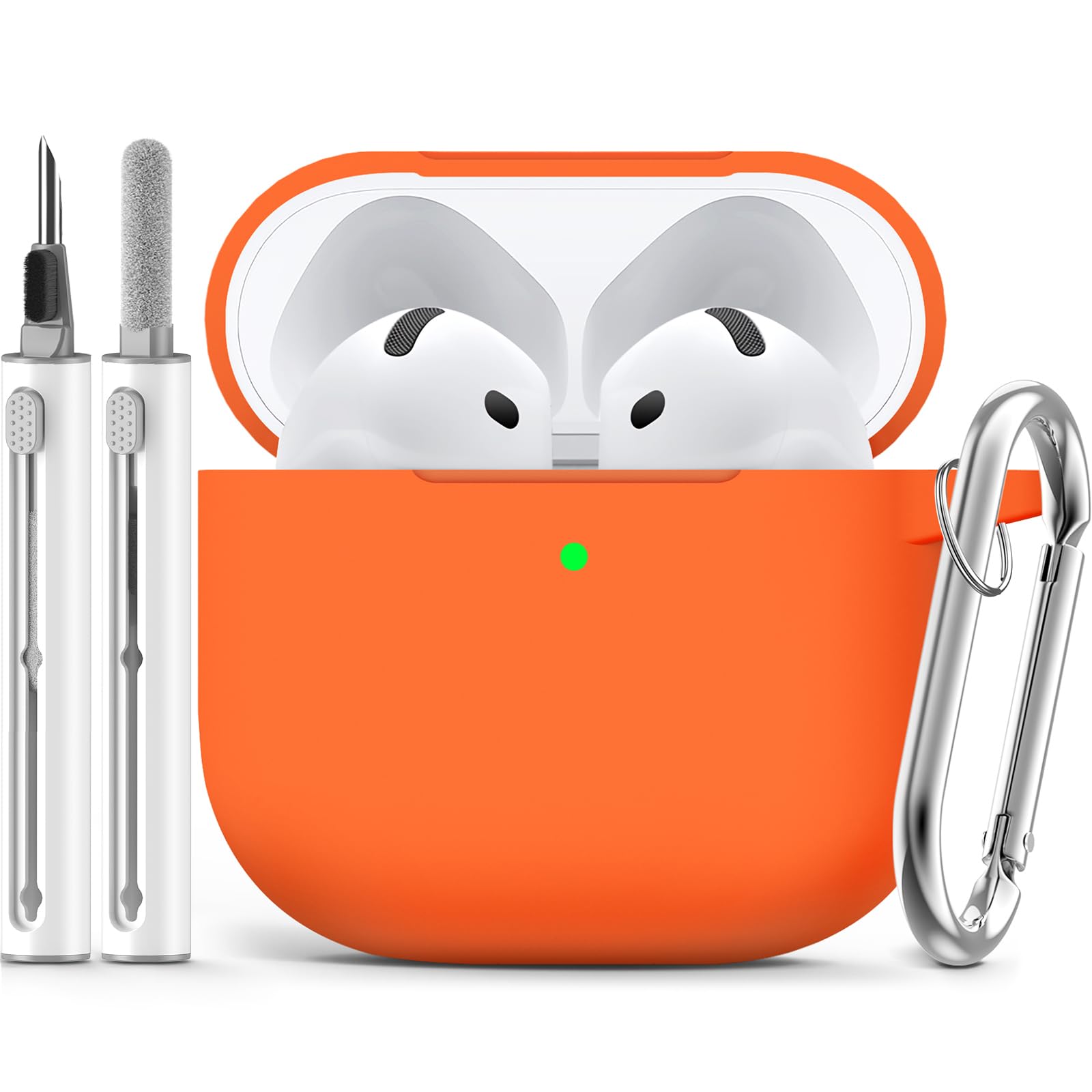 Ljusmicker for AirPods Pro 3 Case 2025 with Cleaner Kit,Soft Silicone Protective Cover for Apple AirPods Pro 3rd Generation Case for Women Men,AirPod Pro 3 CasesAccessories with Keychain-Light Lilac